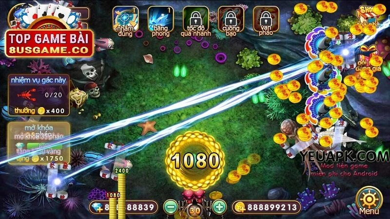 Ưu điểm nổi bật của Bắn Cá Mod 8US