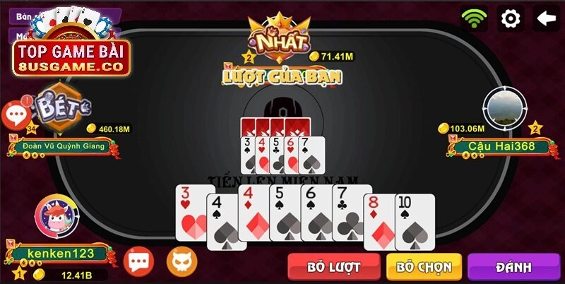 Bí quyết chơi tiến lên miền nam online dễ thắng