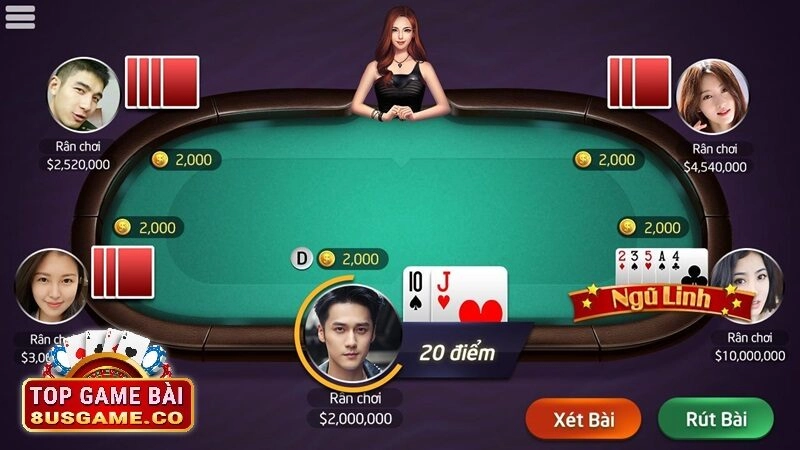 Tại sao nên chọn app xì dách online tại app 8us